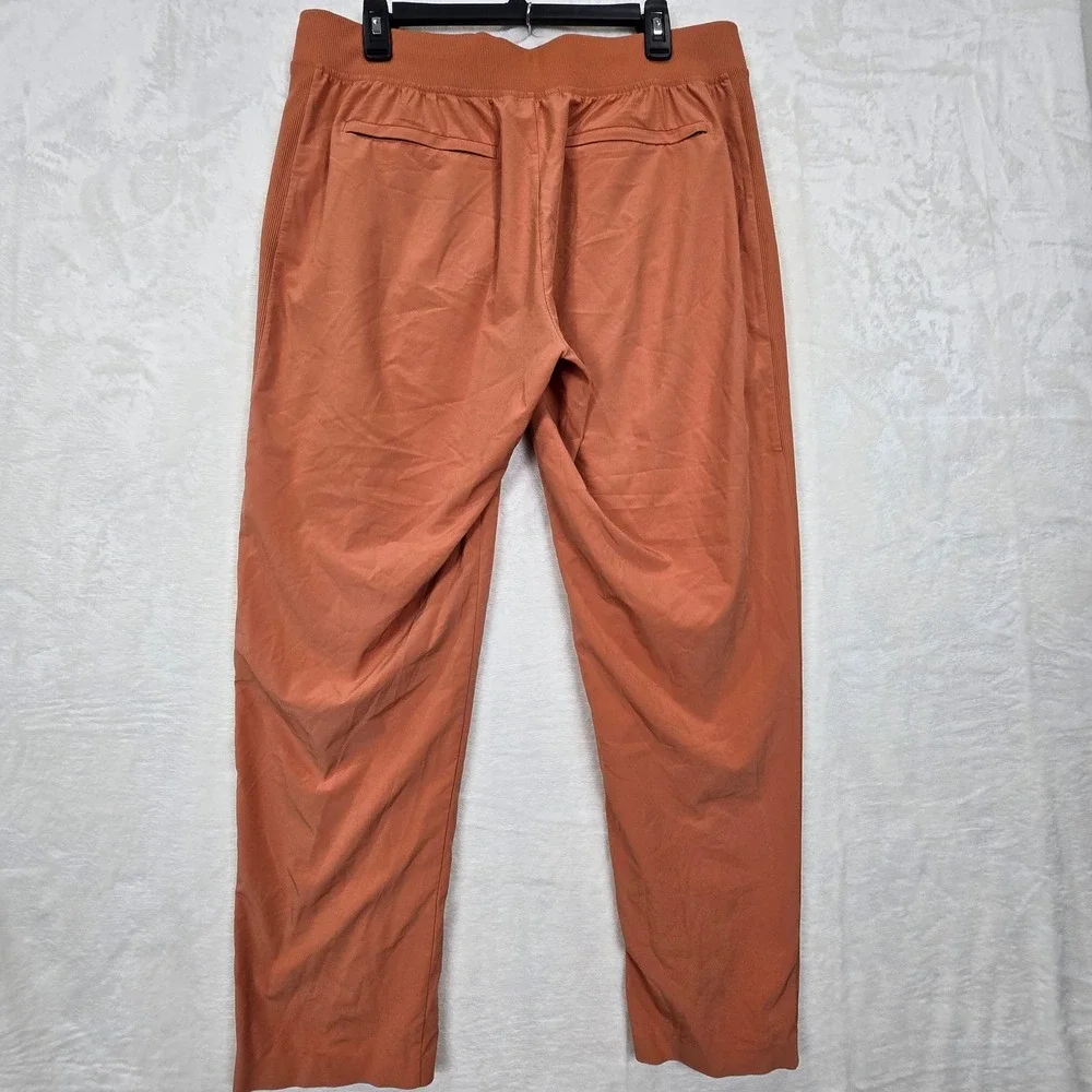 Athleta Brooklyn Heights Ankle Pants Orange Terracotta 14 198671 Womens Stretch‎